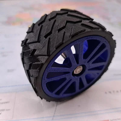 Bánh xe địa hình 1:10 RC Car - Phụ kiện in 3D chất lượng