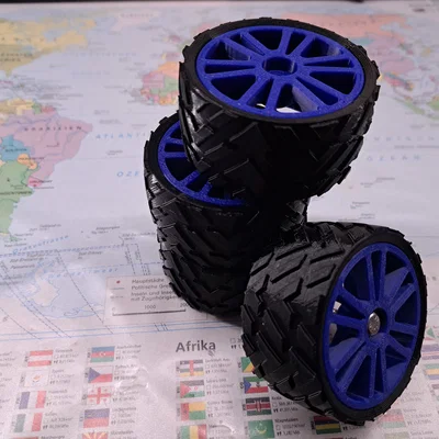 Bánh xe địa hình 1:10 RC Car - Phụ kiện in 3D chất lượng