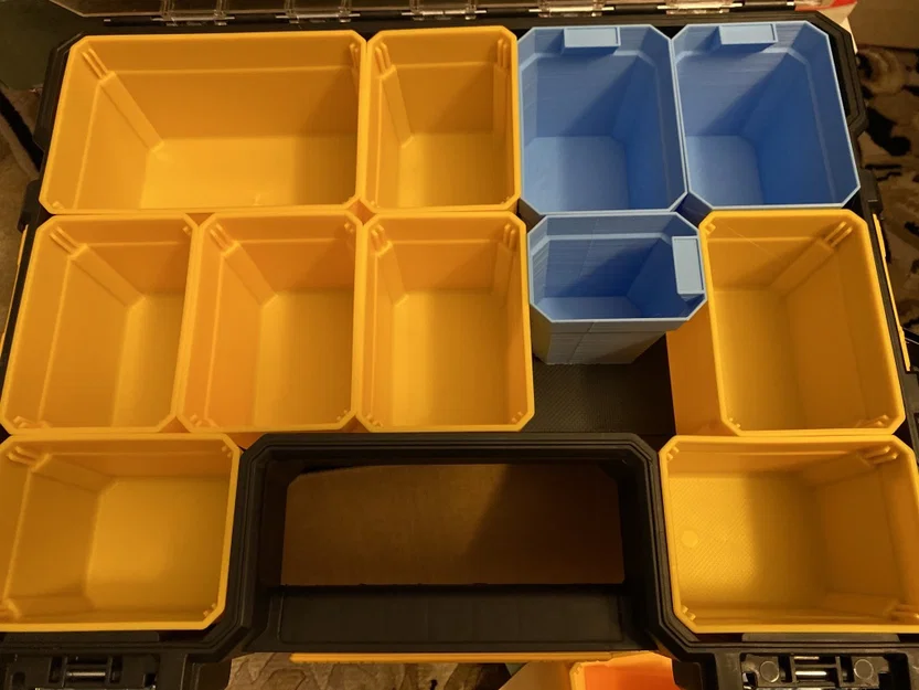 Khay DeWalt Pro Half Bin (khay nửa) cho hộp lưu trữ - Image 3