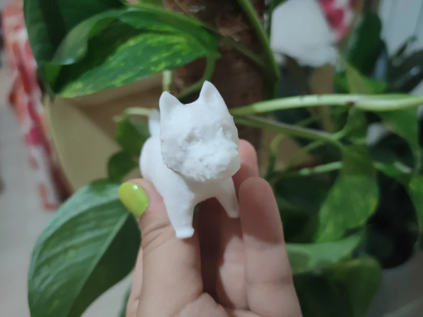 Mô hình chú chó West Highland White Terrier dễ thương để bàn - Image 2