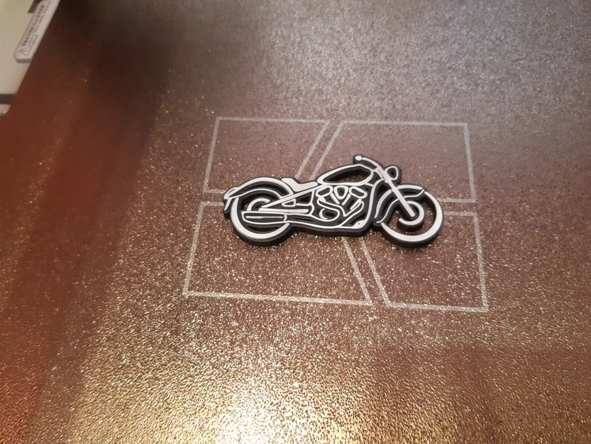 Móc khóa mô tô Cruiser - Phụ kiện in 3D cá tính cho dân biker - Image 2