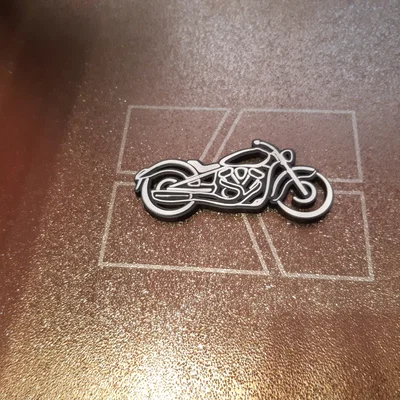 Móc khóa mô tô Cruiser - Phụ kiện in 3D cá tính cho dân biker