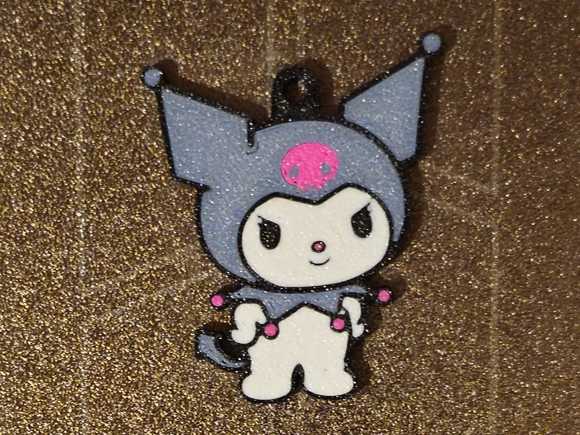 Móc Khoá Kuromi (Kuromi Keyring) - Image 2