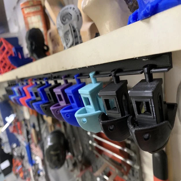 Giá đỡ/Thanh ray 3D Benchy - Image 1