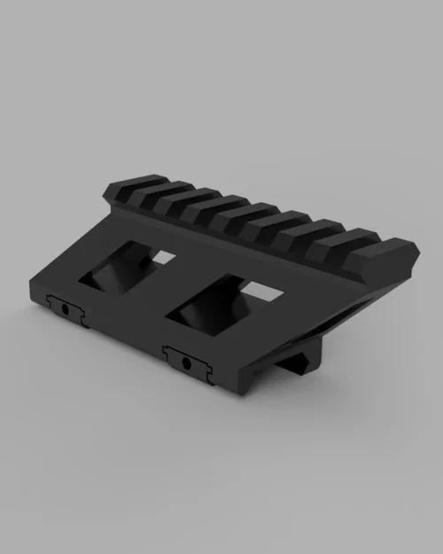 Bộ phụ kiện nâng cao tầm ngắm (Airsoft rail extender) cho súng 3D - Image 1