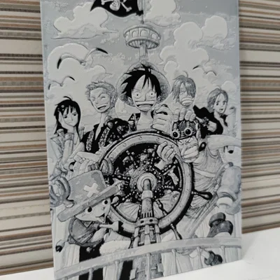 Tranh nổi 3D Hueforge One Piece: Hướng dẫn in chi tiết cho fan