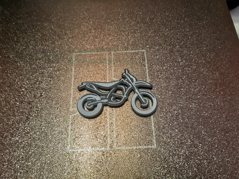 Móc khóa mô tô Supermoto - Mẫu in 3D cá tính cho biker - Image 2