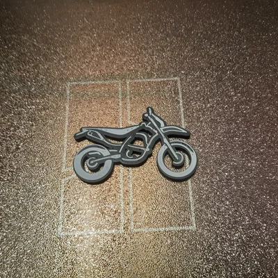 Móc khóa mô tô Supermoto - Mẫu in 3D cá tính cho biker