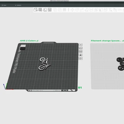 Móc khóa 3D xe mô tô Enduro - Phụ kiện độc đáo cho biker