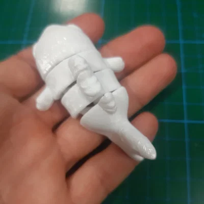 Móc khóa cá khớp nối linh hoạt - Mẫu in 3D độc đáo