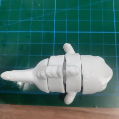 Móc khóa cá khớp nối linh hoạt - Mẫu in 3D độc đáo