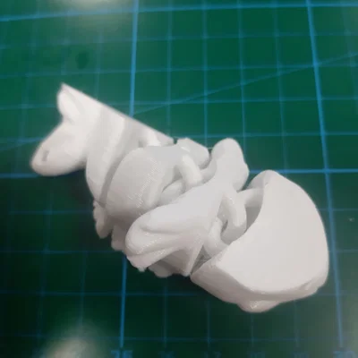 Móc khóa cá khớp nối linh hoạt - Mẫu in 3D độc đáo