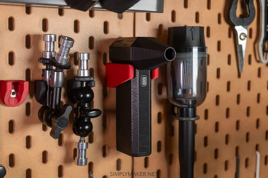 Móc treo Turbo Jet Fan X3 cho IKEA SKADIS hoặc gắn tường - Image 1