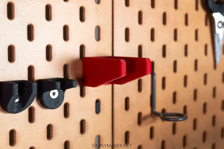 Móc treo Turbo Jet Fan X3 cho IKEA SKADIS hoặc gắn tường - Image 2