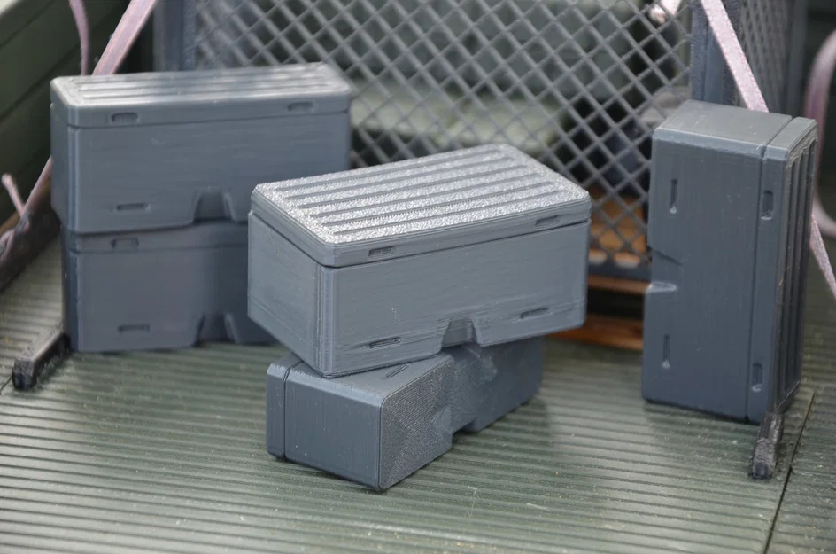 Thùng Hộp Box Crate Tỷ Lệ 1/10 - Image 1