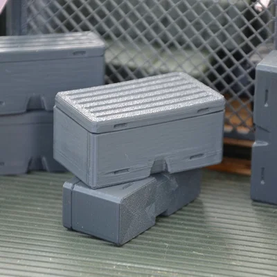 Thùng Hộp Box Crate Tỷ Lệ 1/10
