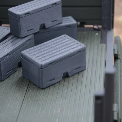 Thùng Hộp Box Crate Tỷ Lệ 1/10