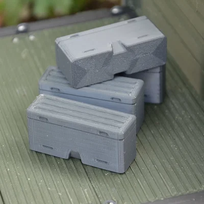 Thùng Box Crate tỉ lệ 1/10