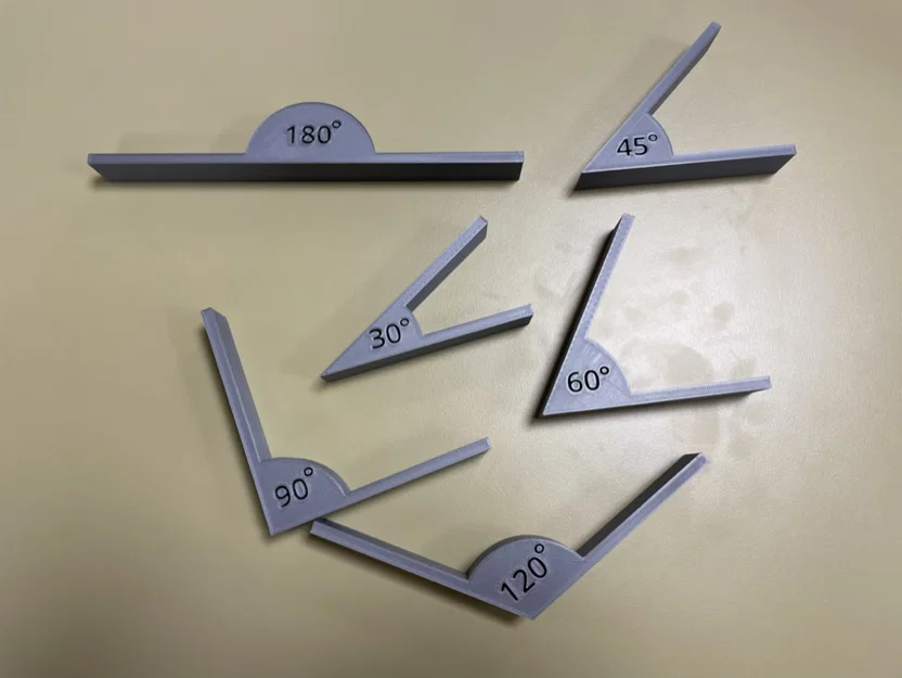 Bộ giáo cụ đo góc toán học 3D (Math Manipulatives) cho tiểu học - Image 1