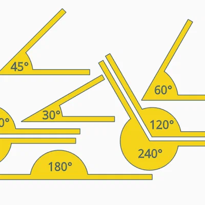 Angles - teaching aid (Bộ góc hỗ trợ giảng dạy)
