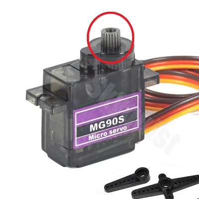 Mô hình 3D chính xác của động cơ Servo MG90S dành cho thiết kế máy