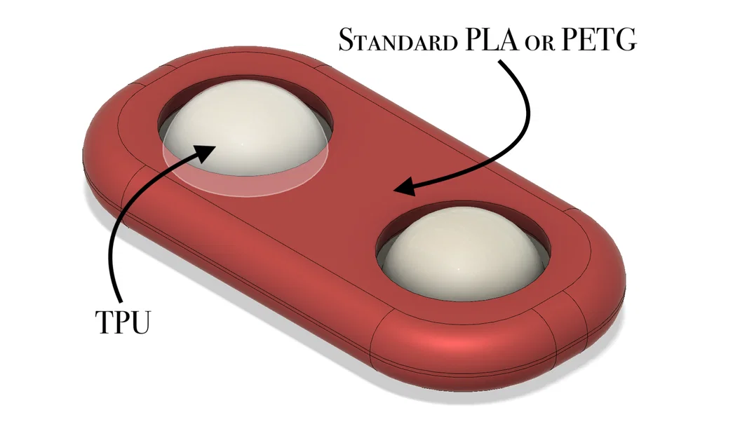 Đồ chơi giảm stress Pop-it Fidget Toy in 3D cực vui - Image 1