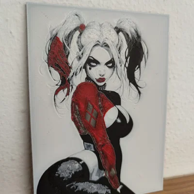 Hueforge Harley Quinn