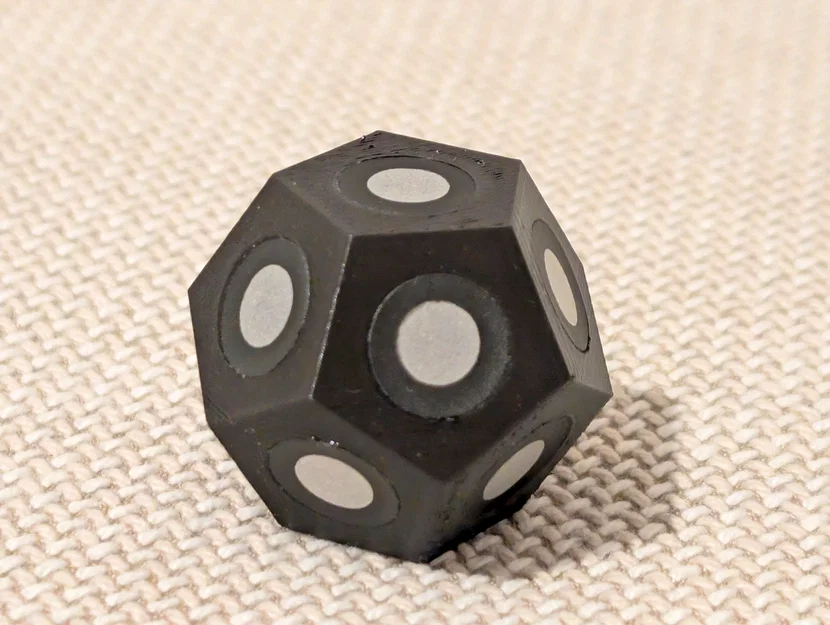 Khối thập nhị diện ghép từ ngũ giác cho marker 3D scanner (fully parametric) - Image 1