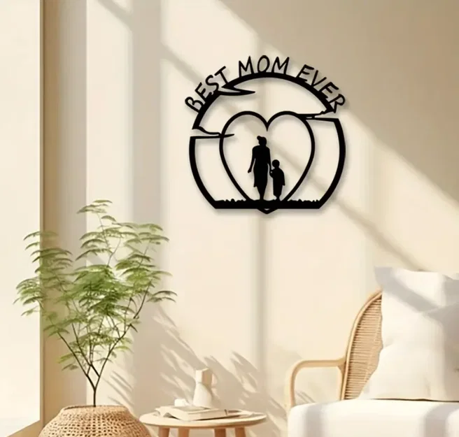 Tranh treo tường 3D nghệ thuật Mother & Child Love ý nghĩa tặng mẹ - Image 1