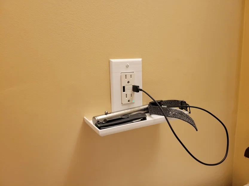 Outlet Shelf – Mặt che ổ cắm kèm kệ để đồ - Image 2