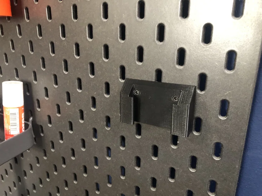 Giá treo pin Parkside 20V thiết kế cải tiến cho bảng đục lỗ - Image 1