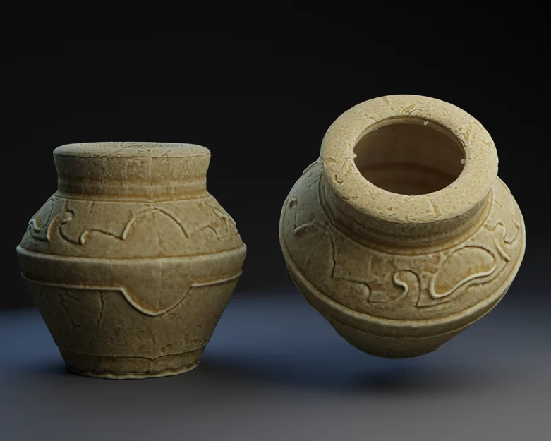 Mô hình bình gốm Hyrule Castle Pot từ The Legend of Zelda in 3D - Image 1