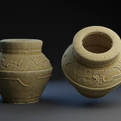 Mô hình bình gốm Hyrule Castle Pot từ The Legend of Zelda in 3D