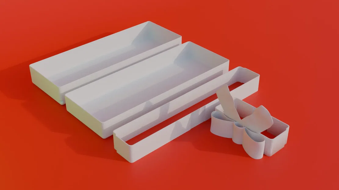 Hộp Quà Tặng Kèm Nơ (Gift Box with Ribbon) - Image 2