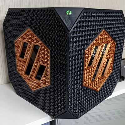 Case PC Voron cube mATX dùng bộ nguồn ATX (300mm)