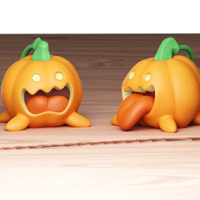 Mô hình chú chó bí ngô Pumpkin Dog - Trang trí Halloween độc đáo
