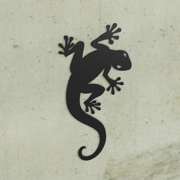 Mô hình trang trí tường Gecko độc đáo cho không gian sống hiện đại - Image 1