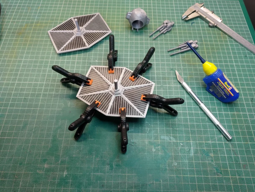 TIE Fighter (Tie Heavy Gunner) – bản dựng lại để in MMU - Image 7