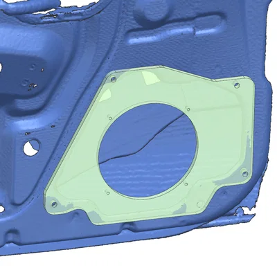 Ngàm chuyển đổi loa 5 1/4" và 6.5" cho cửa xe Nissan S13 240sx