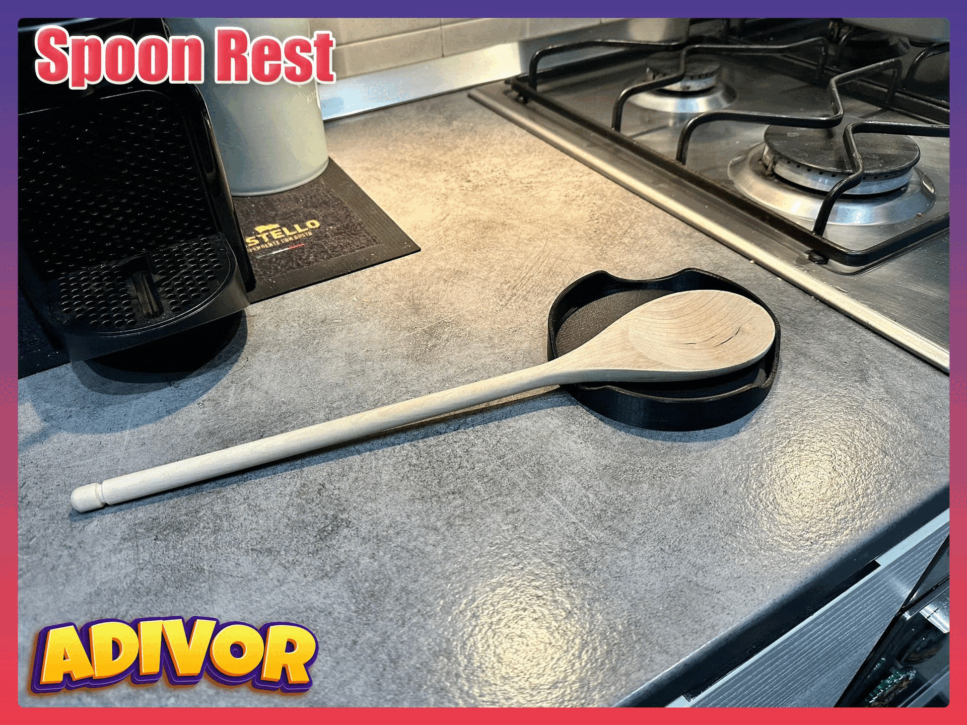 Khay đựng muỗng nấu ăn 3D thông minh cho gian bếp hiện đại - Image 1