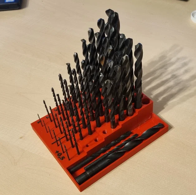 Khay đựng mũi khoan đa năng (Drill holder) in 3D gọn gàng - Image 2