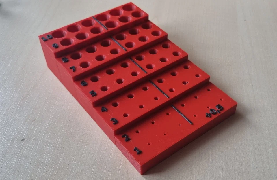 Khay đựng mũi khoan đa năng (Drill holder) in 3D gọn gàng - Image 3