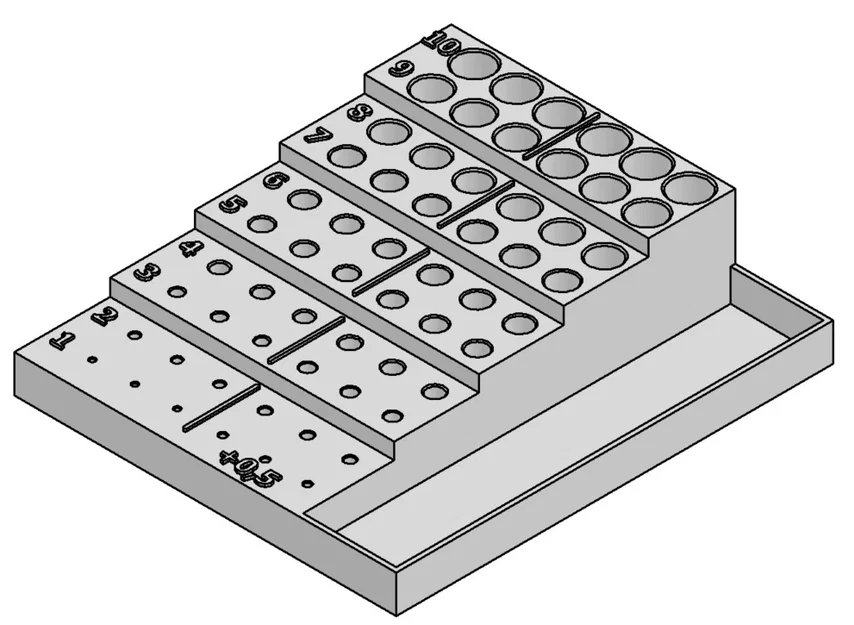 Khay đựng mũi khoan đa năng (Drill holder) in 3D gọn gàng - Image 4