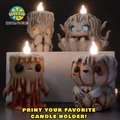 Chân Nến Sáp Chảy Dễ Thương (Cute Melted Candle Holder) - SEREV3d - Thumbnail 2