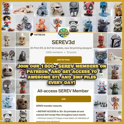 Chân Nến Sáp Chảy Dễ Thương (Cute Melted Candle Holder) - SEREV3d