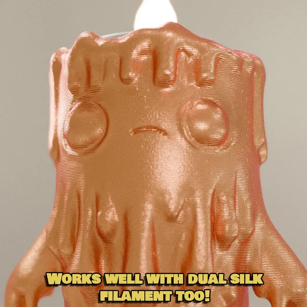 Chân Nến Sáp Chảy Dễ Thương (Cute Melted Candle Holder) - SEREV3d - Image 6