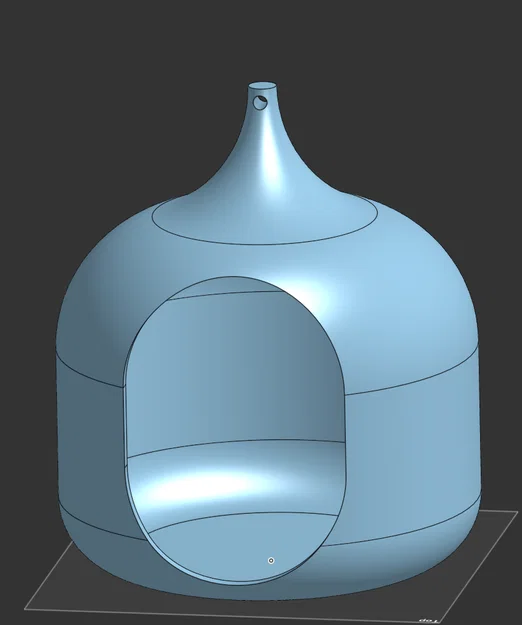 Mẫu nhà cho chim (Bird House) hình củ hành độc đáo để trang trí - Image 1