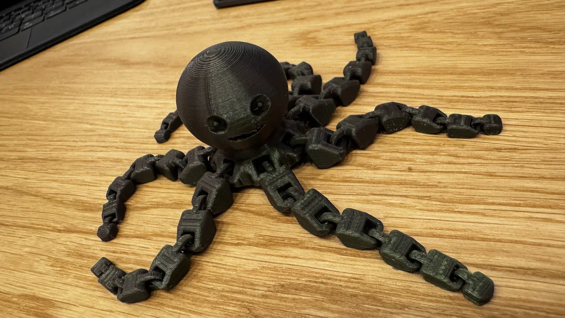 Mô hình bạch tuộc 7 xúc tu Happy Love Octo dễ thương - Image 1