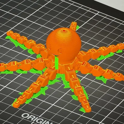 Mô hình bạch tuộc 7 xúc tu Happy Love Octo dễ thương