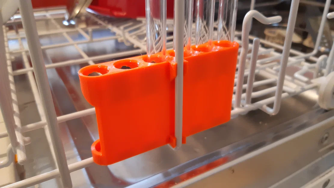 Giá giữ ống hút thủy tinh cho máy rửa chén - Image 3